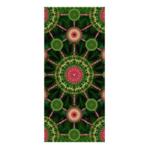 Christmas Mandala Array Bookmark 1 Custom Rack Cards