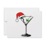 Christmas Martini invitations