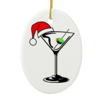 Christmas Martini Ornament