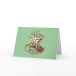 Christmas Meerkat Greeting Card