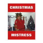 CHRISTMAS MISTRESS POSTCARDS