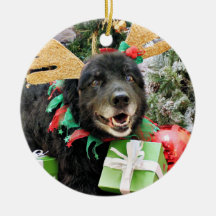 Christmas - Mixed Breed - Harry Ornament