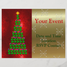Christmas Money Tree Personalized Flyer