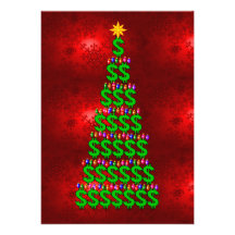 Christmas Money Tree Personalized Invite