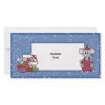 Christmas mouse and gifts photo cards