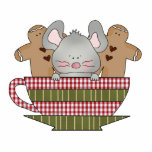 christmas mouse and gingerbread cup photo sculptures