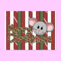 Christmas Mouse postcards