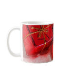 Christmas Mug Ornaments and Presents in Snow
