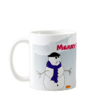 Christmas Mug with Snowmen