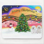 Christmas Music 2 - Bichon Frise (two)