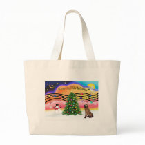 Christmas Music 2 - Bloodhound Canvas Bags