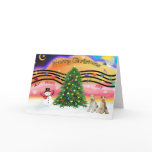 Christmas Music 2 - Fox Terriers (two Wire Haired) cards