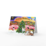 Christmas Music 2 - Greyhounds (four) cards