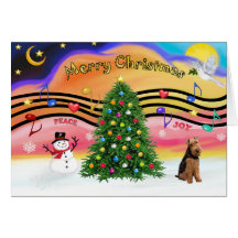 Christmas Music 2 - Welsh Terrier Cards