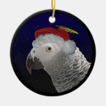 Christmas Night Congo African Grey Ornament