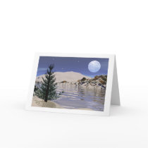 Christmas or Solstice Card - "Solstice Blessings"
