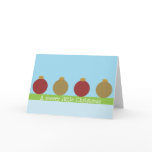 Christmas Ornament Card