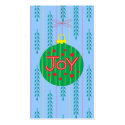 Christmas Ornament Gift Tag business cards