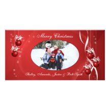 Christmas Ornament Photo Card