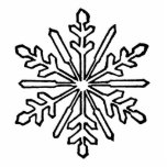 Christmas Ornament Snowflake 1 White photo sculptures