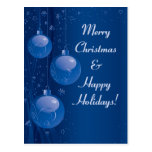 Christmas Ornaments Post Card