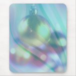 CHRISTMAS ORNAMENTS & RIBBONS by SHARON SHARPE mousepads