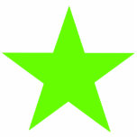 Christmas Ornaments Star Green Lighter photo sculptures