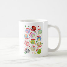 Christmas Owls Design Coffee Mug
