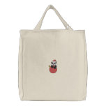Christmas Panda Bear Embroidered Bag embroidered bags