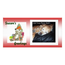 Christmas Panda Picture Card