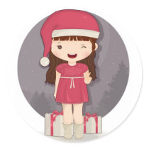 Christmas Papeterie stickers