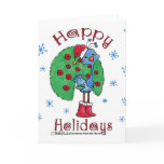 Christmas Peacock cards