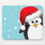 Christmas Penguin mousepads