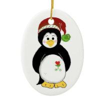 Christmas Penguin Christmas Ornament