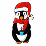 Christmas Penguin Ornament photo sculptures