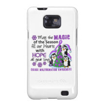 Christmas Penguins Chiari Malformation Galaxy S2 Cover