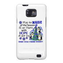 Christmas Penguins Chronic Fatigue Syndrome CFS Galaxy S2 Case