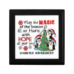 Christmas Penguins Diabetes Keepsake Box