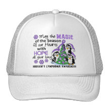 Christmas Penguins Hodgkin's Lymphoma Hat