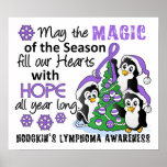 Christmas Penguins Hodgkin's Lymphoma Posters