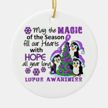 Christmas Penguins Lupus Christmas Ornaments