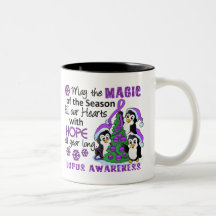 Christmas Penguins Lupus Mugs
