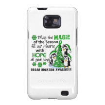 Christmas Penguins Organ Donation Samsung Galaxy S2 Covers
