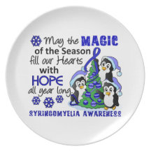 Christmas Penguins Syringomyelia Plates