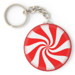 Christmas Peppermint Candy keychains