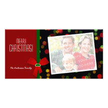 Christmas personalised photo card