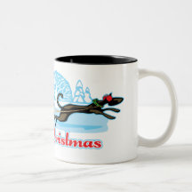 Christmas Pet Parade Coffee Mugs