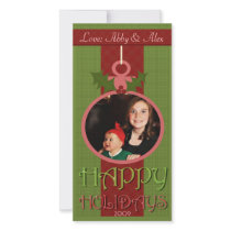 Christmas Photo Card - Green