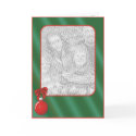 Christmas Photo Card Veritcal Template