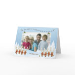 Christmas Photo Card with Singing Reindeer